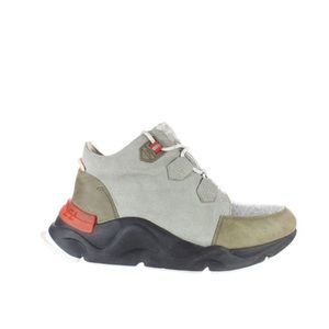 SOREL Womens Kinetic Rnegd Caribou Gray Ankle Boots Size 9.5 Medium (B, M)